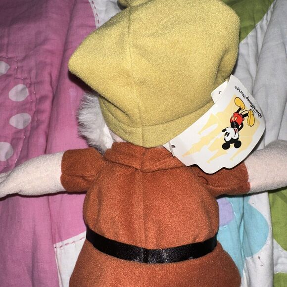 DISNEY Bean Bag Plush - DOC (Snow White & the Seven Dwarfs) 10 Inch Toy NEW - Picture 5 of 9